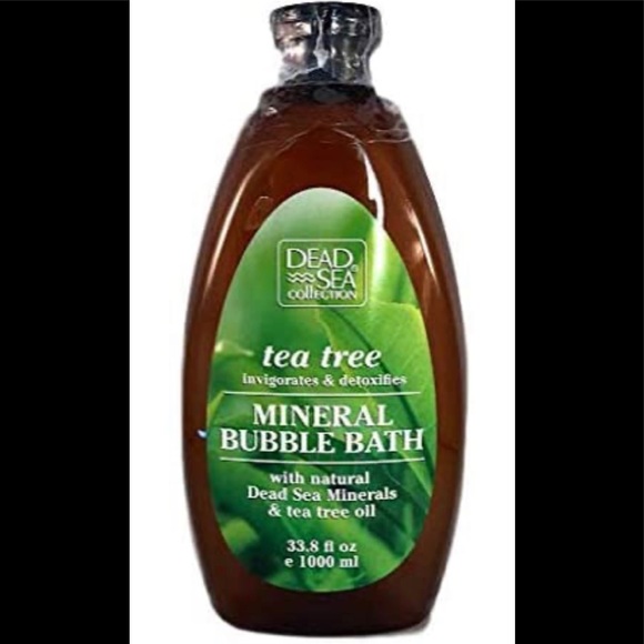 Dead Sea Collection Tea Tree Detox & Invigorate Mineral Bubble Bath 33.8oz NEW!! - Picture 2 of 7